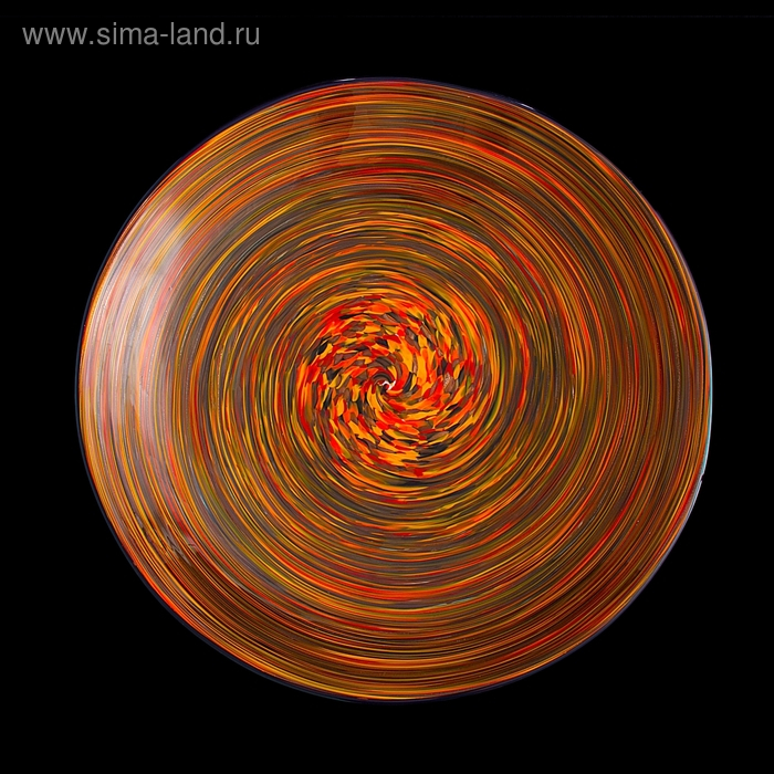 Блюдо интерьерное Блюдо интерьерное "Milan Glass", оранжевая, 48 × 48 см