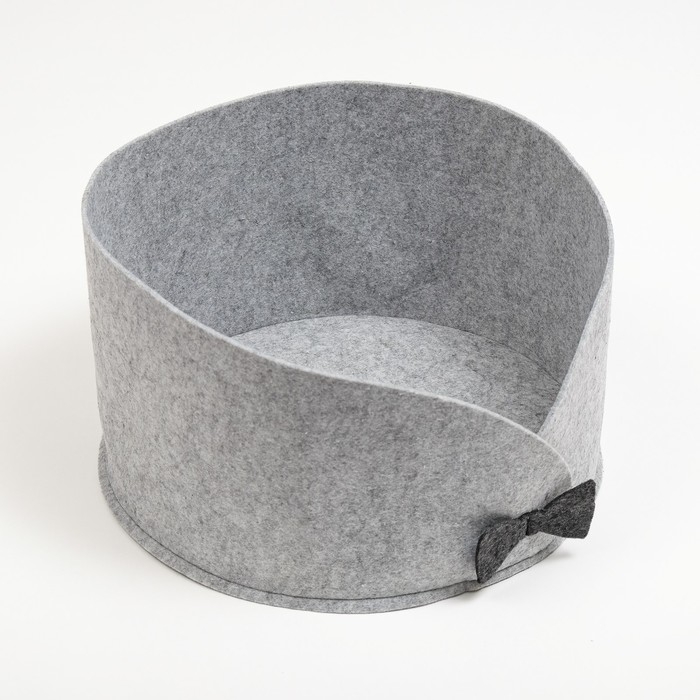 Лежанка  Лежанка "Бантик" для животных, войлок, 38х38х22 см