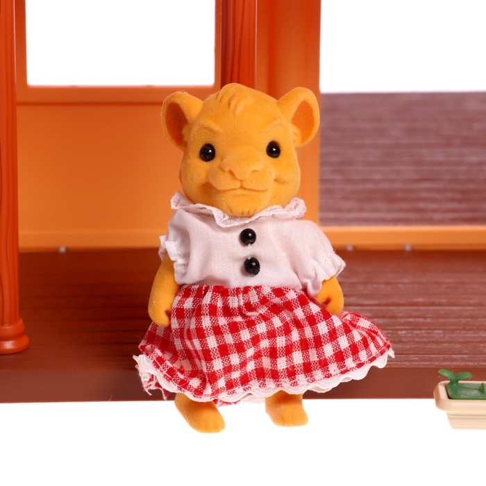 Дом-дача для зверей, с мебелью и аксессуарами Дом-дача для зверей, с мебелью и аксессуарами