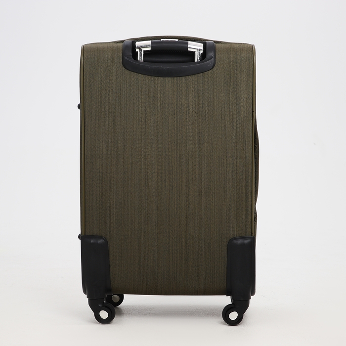 Чемодан средний 52 л (M), отдел на молнии, кодовый замок, с расширением, цвет хаки Чемодан средний 52 л (M), отдел на молнии, кодовый замок, с расширением, цвет хаки