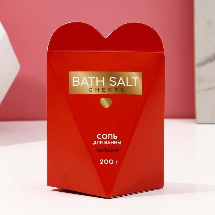 Cоль для ванны Bath Salt, 200 г, аромат черешни, ЧИСТОЕ СЧАСТЬЕ Cоль для ванны Bath Salt, 200 г, аромат черешни, ЧИСТОЕ СЧАСТЬЕ