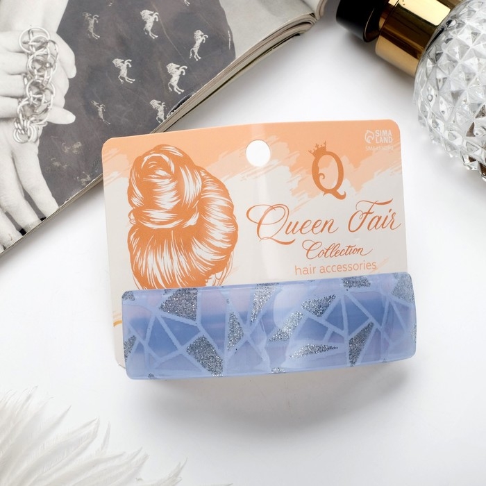 Заколка-автомат для волос Заколка-автомат для волос "Графика" 9 см, микс