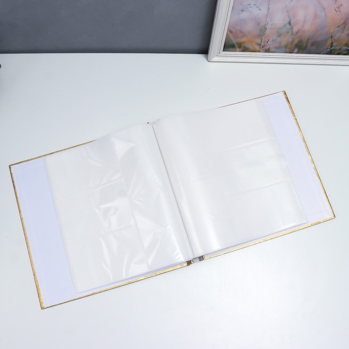 Фотоальбом на 400 фото 10х15 см Фотоальбом на 400 фото 10х15 см "Цветы" кожзам 35х33х6 см