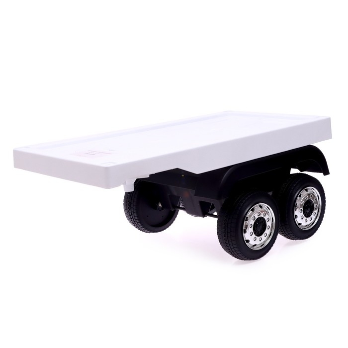 Прицеп для электромобиля MERCEDES-BENZ ACTROS, цвет белый Прицеп для электромобиля MERCEDES-BENZ ACTROS, цвет белый