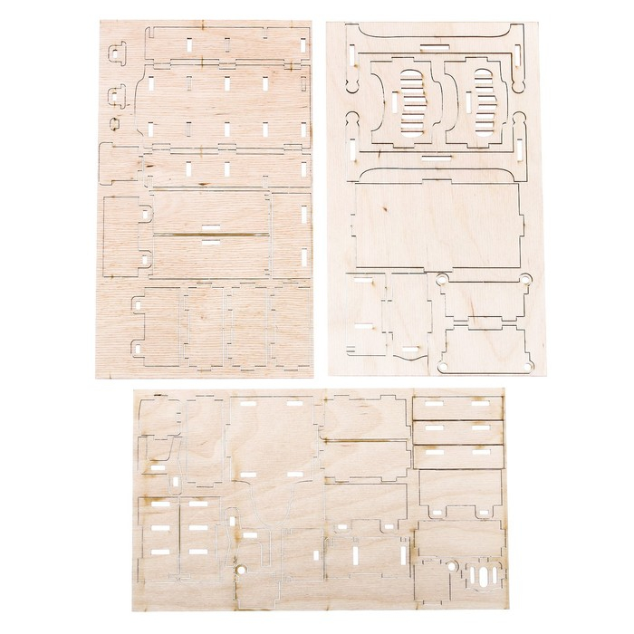 Набор деревянной мебели для кукол Набор деревянной мебели для кукол "Спальня"