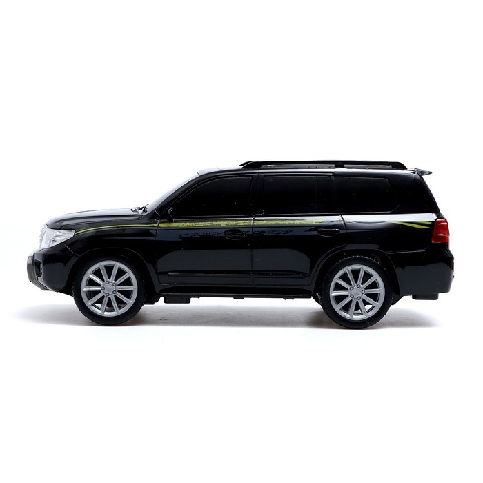 Джип радиоуправляемый «Крузер», 1:16, свет, работает от батареек, цвет чёрный Джип радиоуправляемый «Крузер», 1:16, свет, работает от батареек, цвет чёрный