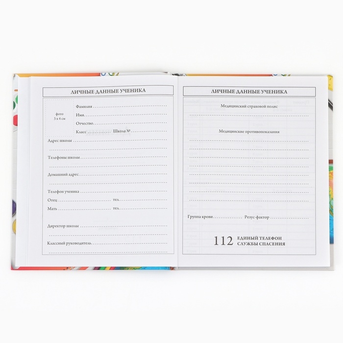 Дневник школьный 1-4 класса, в твердой обложке, 48 л «1 сентября: Предметы» Дневник школьный 1-4 класса, в твердой обложке, 48 л «1 сентября: Предметы»