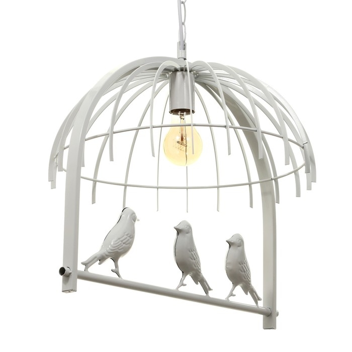 Люстра BayerLux Люстра BayerLux "Птицы" 1x40W E27 белый49x35x35 см