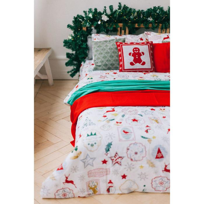 Постельное бельё Этель 2 сп «Зимний винтаж» 175*215 см, 200*220 см, 70*70 см -2 шт Постельное бельё Этель 2 сп «Зимний винтаж» 175*215 см, 200*220 см, 70*70 см -2 шт