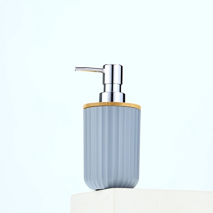 Дозатор для жидкого мыла , серый, 350 мл Дозатор для жидкого мыла , серый, 350 мл