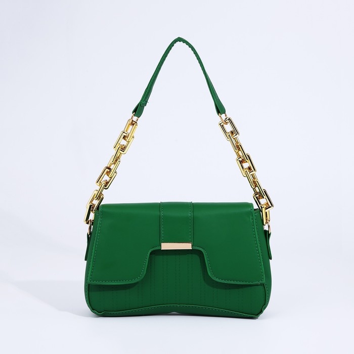 Сумка-мессенджер на магните, цвет зелёный Сумка-мессенджер на магните, цвет зелёный