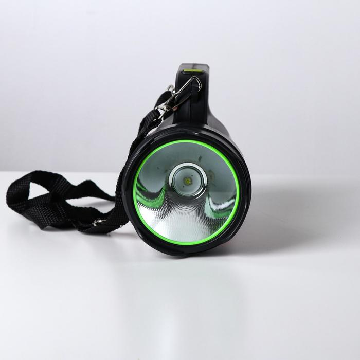 Фонарь светодиодный аккумуляторный ручной, 10 Вт+5Вт, 1200 мАч, солнечная батарея, 7 режимов Фонарь светодиодный аккумуляторный ручной, 10 Вт+5Вт, 1200 мАч, солнечная батарея, 7 режимов