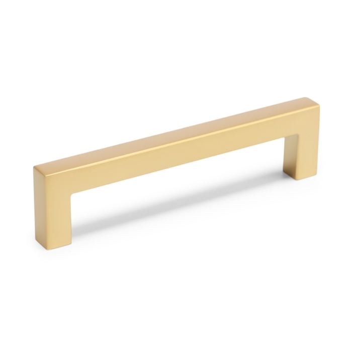 Ручка-скоба SQUARE CAPPIO RSC008, нержавеющая сталь, м/о 128 мм, цвет матовое золото Ручка-скоба SQUARE CAPPIO RSC008, нержавеющая сталь, м/о 128 мм, цвет матовое золото