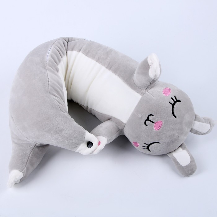 Подушка для путешествий мягкая игрушка «Зайка», 70 см Подушка для путешествий мягкая игрушка «Зайка», 70 см