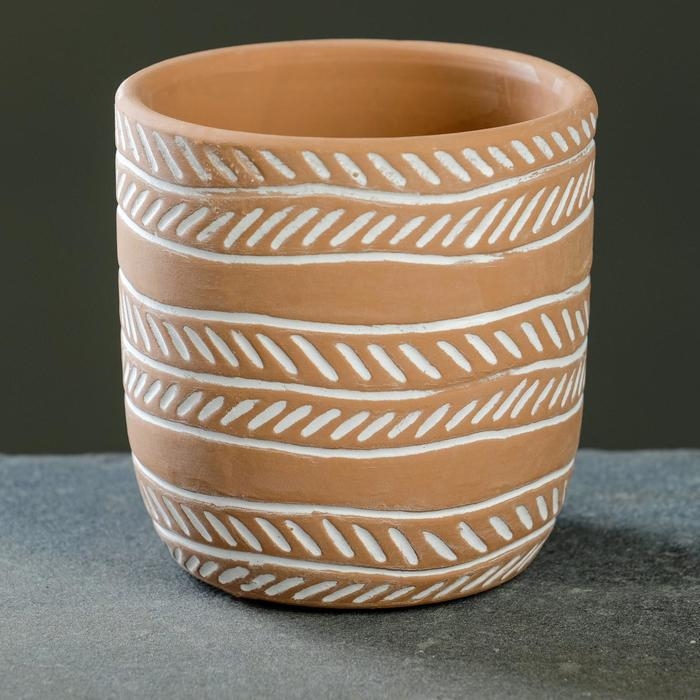 Кашпо  Кашпо "Узоры" МИКС, 8,5х8см