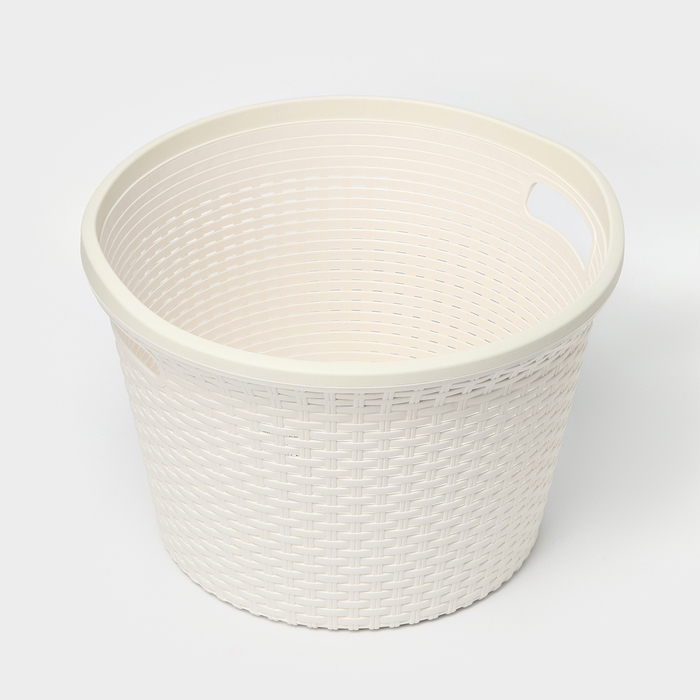 Корзина для белья «Артлайн», 32 л, 45×45×30 см, цвет микс Корзина для белья «Артлайн», 32 л, 45×45×30 см, цвет микс