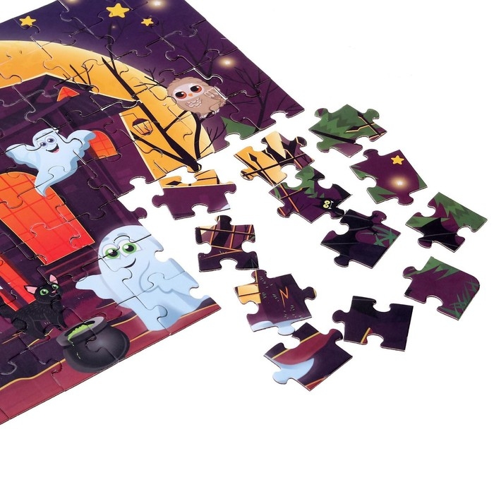 Пазлы светящиеся в темноте «Тайна старого дома», 88 деталей Пазлы светящиеся в темноте «Тайна старого дома», 88 деталей