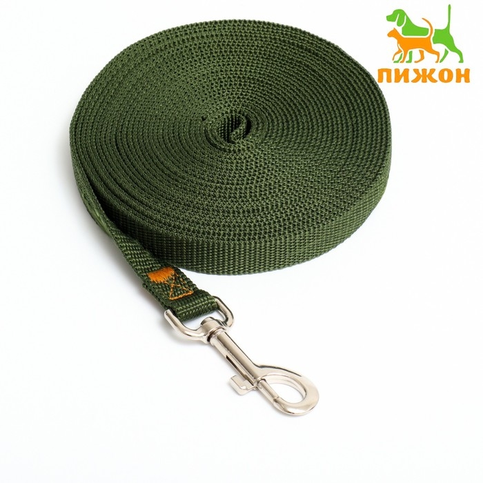 Поводок 7 м х 2 см, зелёный Поводок 7 м х 2 см, зелёный