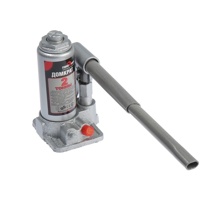 Гидравлический бутылочный домкрат СЕРВИС КЛЮЧ, 75022, высота 158 - 308 мм, в кейсе, 2 т Гидравлический бутылочный домкрат СЕРВИС КЛЮЧ, 75022, высота 158 - 308 мм, в кейсе, 2 т
