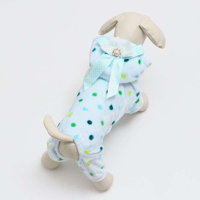 Комбинезон Комбинезон "Конфетка", размер XL, голубой (ДС 27, ОШ 32, ОГ 40 см)