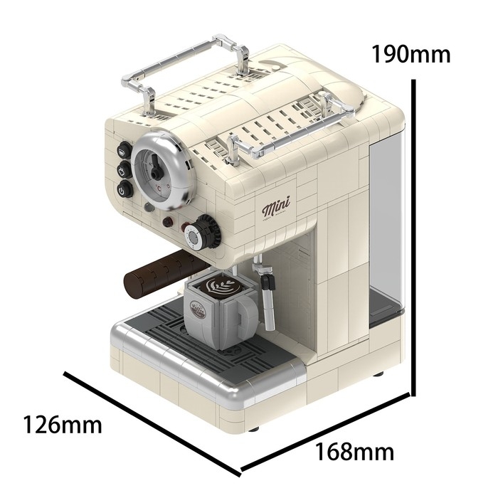 Конструктор Техника «Кофе машина», 678 деталей Конструктор Техника «Кофе машина», 678 деталей