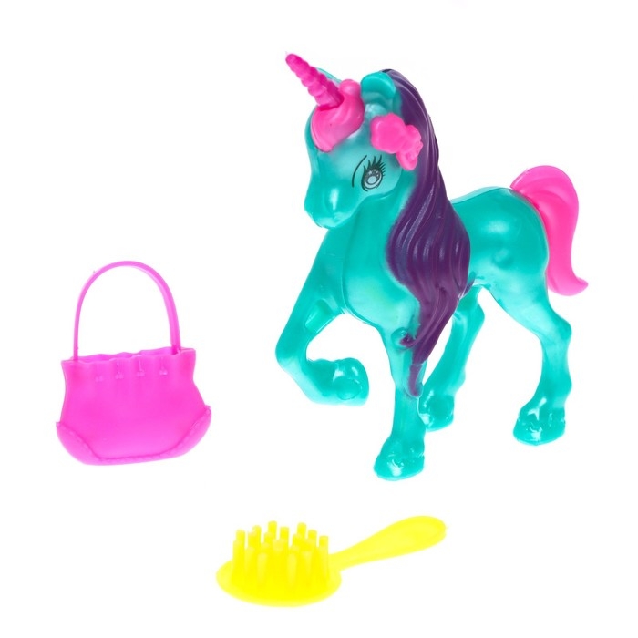 Игрушка «Единорог» с аксессуарами, МИКС Игрушка «Единорог» с аксессуарами, МИКС