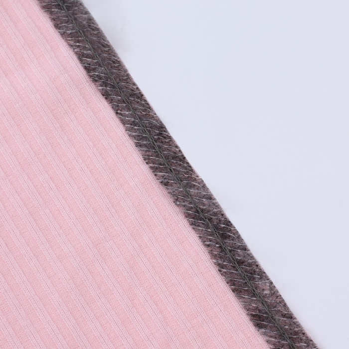 Лента по косой со строчкой, 10 мм × 50 м, цвет серый Лента по косой со строчкой, 10 мм × 50 м, цвет серый