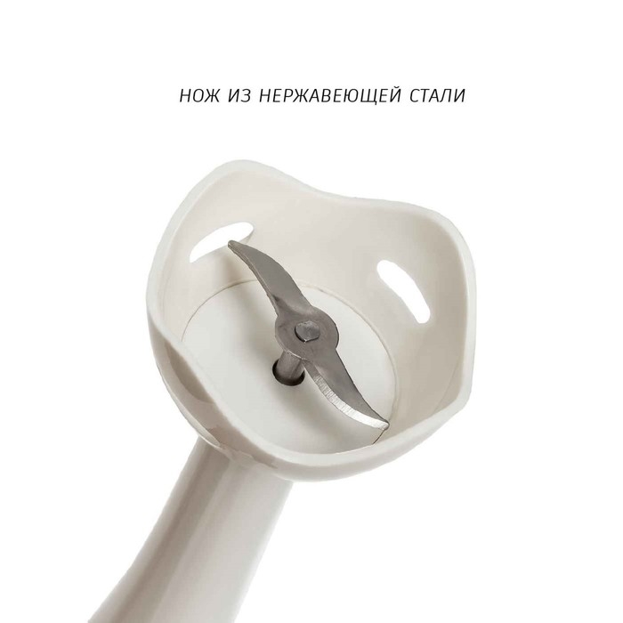 Блендер Econ ECO-201HB, погружной, 700 Вт, 1 скорость, 2 насадки, бело-синий Блендер Econ ECO-201HB, погружной, 700 Вт, 1 скорость, 2 насадки, бело-синий