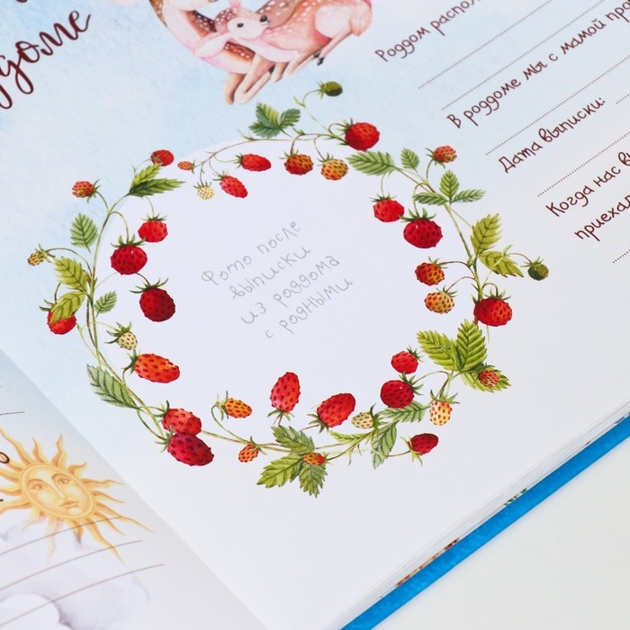 Фотоальбом Фотоальбом "Первый в жизни альбом. Как я расту. От 0 до 5 лет (для мальчиков)" 23х23 см