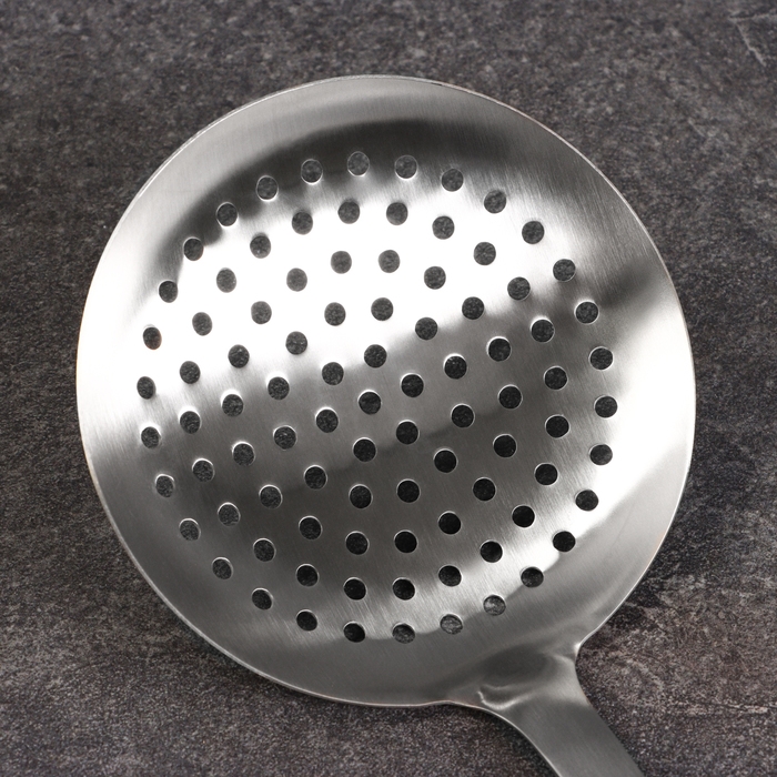 Шумовка для казана 40см, диаметр 14см, дерев ручка Шумовка для казана 40см, диаметр 14см, дерев ручка