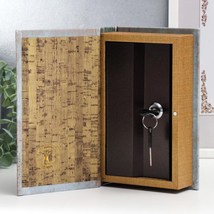 Сейф-книга дерево кожзам Сейф-книга дерево кожзам "Лопе де Вега. Драматические произведения" серая 21х13х5 см