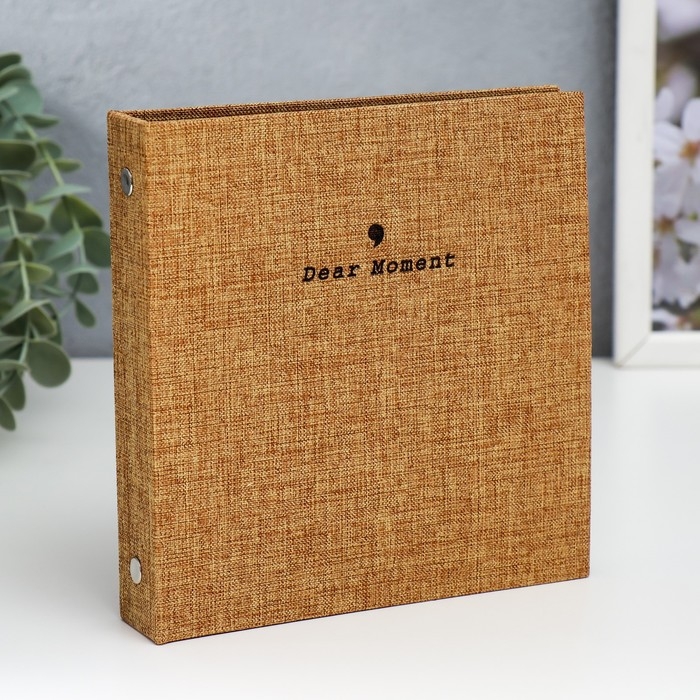 Фотоальбом для фото мини камер 100 фото 13,2х8,5 см Фотоальбом для фото мини камер 100 фото 13,2х8,5 см "Рыжий" текстиль 3х15х14,5 см