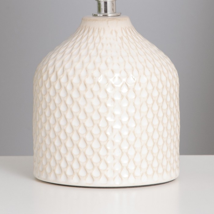 Лампа настольная Лампа настольная "Каталина" 1х40Вт Е14 бежевый 13х13х25см