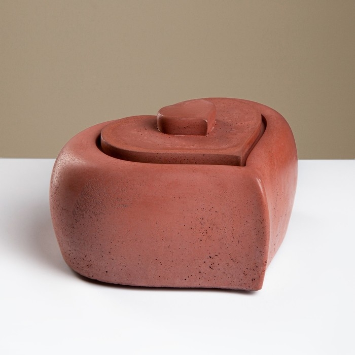 Биокамин настольный Биокамин настольный "Сердце" 17 х 8 см, топливо и спички в комплекте