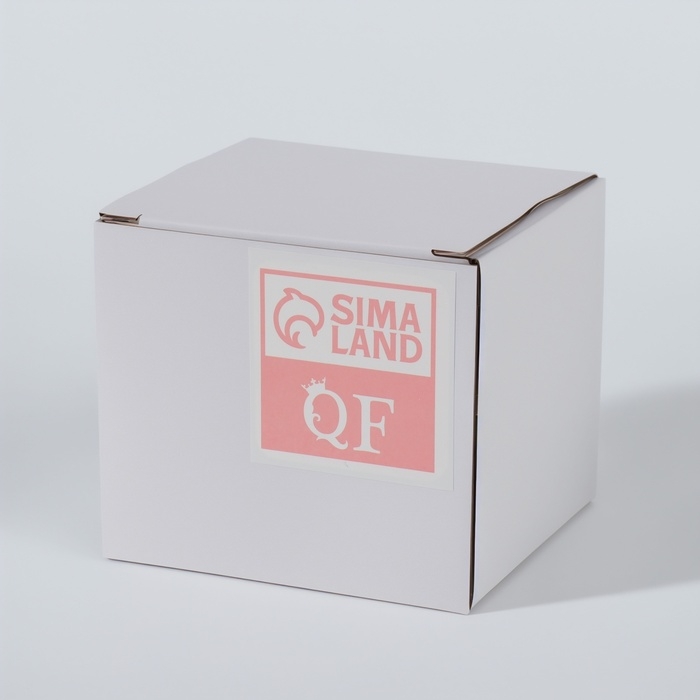 Органайзер для ватных палочек, с крышкой, 8,8 × 7,5 × 8 см, в картонной коробке, цвет прозрачный Органайзер для ватных палочек, с крышкой, 8,8 × 7,5 × 8 см, в картонной коробке, цвет прозрачный