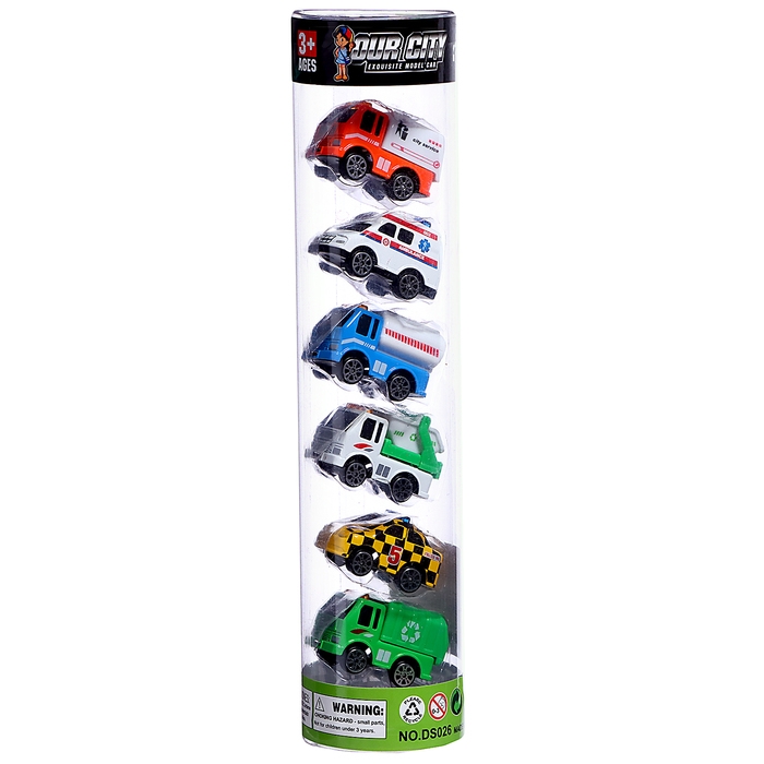 Набор металлических машинок «Мини», 6 штук, цвет МИКС Набор металлических машинок «Мини», 6 штук, цвет МИКС