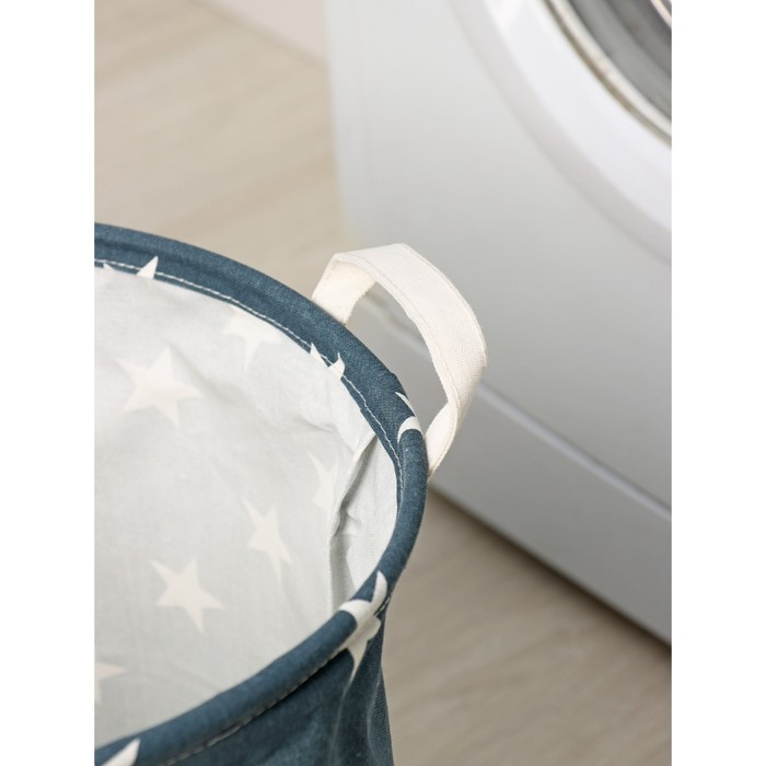 Корзина для белья Доляна «Звёздочки», 35×45 см Корзина для белья Доляна «Звёздочки», 35×45 см