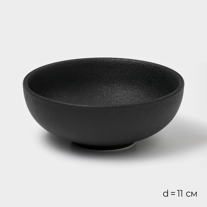 Набор салатников керамических Magistro Carbon, 3 предмета: d=11/16/19,5 см, 250/650/1,2 л Набор салатников керамических Magistro Carbon, 3 предмета: d=11/16/19,5 см, 250/650/1,2 л