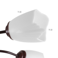 Люстра 1341003/5WT E27 15Вт коричневый BayerLux