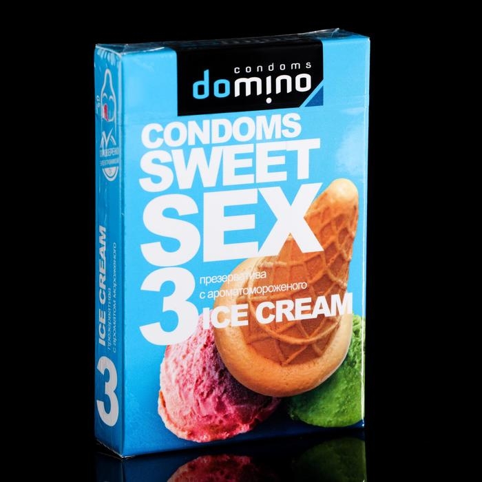Презервативы Domino sweet sex ice cream,3 шт. Презервативы Domino sweet sex ice cream,3 шт.