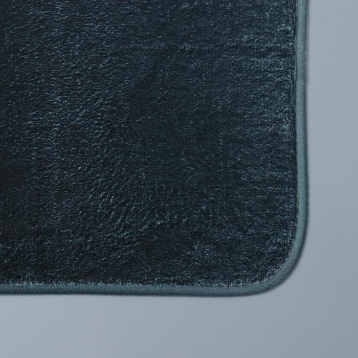 Коврик для ванной Доляна «Леопард», 45×75 см