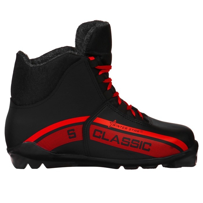 Ботинки лыжные Winter Star classic, SNS, р. 46, цвет чёрный/красный Ботинки лыжные Winter Star classic, SNS, р. 46, цвет чёрный/красный