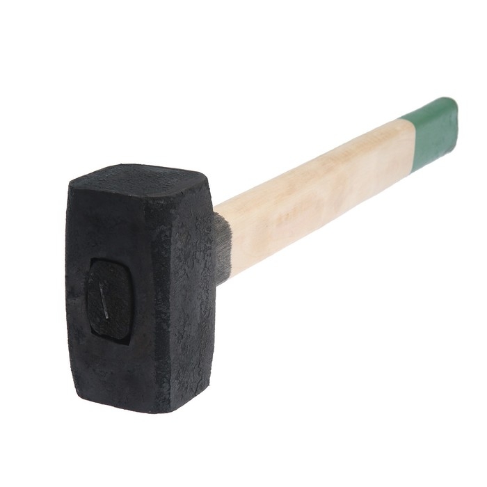 Кувалда кованая ЛОМ, 5 кг, деревянная рукоятка Кувалда кованая ЛОМ, 5 кг, деревянная рукоятка