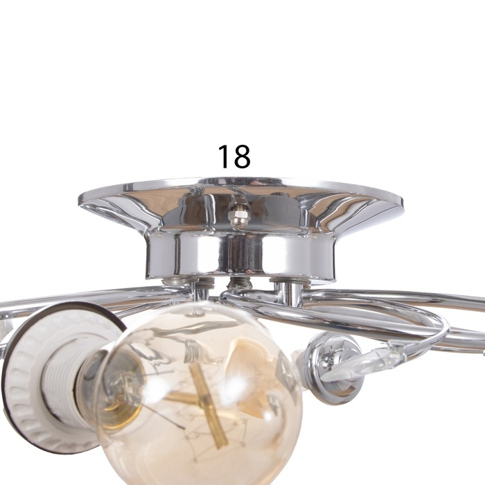 Люстра Люстра "Аннета" бп 8х40Вт Е27 Хром МОДЕЛЬ: 2800087