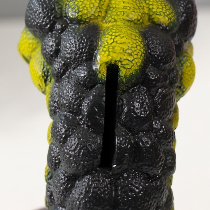 Новогодняя копилка  Новогодняя копилка "Мини Гумми"  12х12х17 см, черно-зеленый