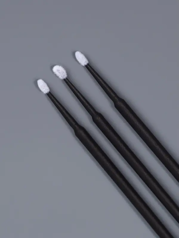 Микробраши для наращивания и ламинирования ресниц, набор - 10 шт., 9.5 см, чёрная