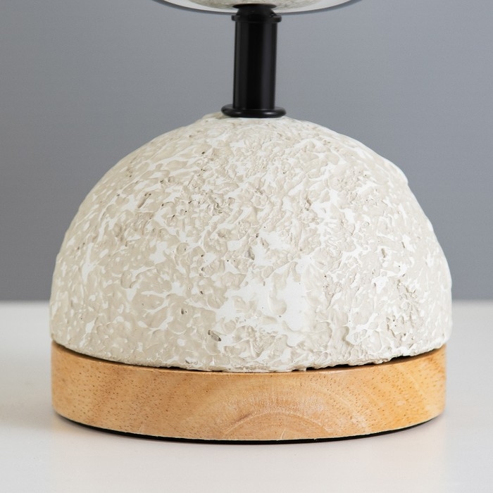 Настольная лампа Настольная лампа "Неонила" Е14 40Вт серый 12х12х30см RISALUX