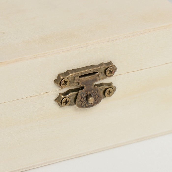 Шкатулка для росписи дерево Шкатулка для росписи дерево "Квадрат" 4,8х10х10 см