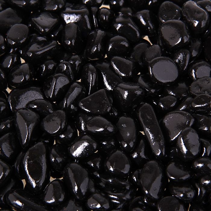 Грунт для аквариума «Галька цветная» фр 8-12 мм, чёрный,  800 г Грунт для аквариума «Галька цветная» фр 8-12 мм, чёрный,  800 г