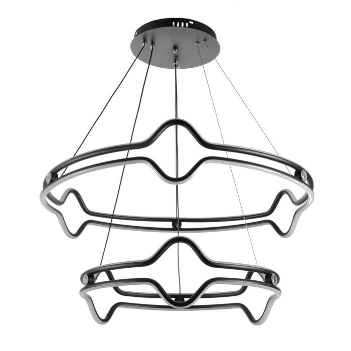 Светильник Светильник "Холтерина" LED 320Вт 3000-6000К черный 70х70х15см BayerLux